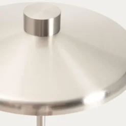 Lampa Podłogowa Nuvira Srebrna Kave Home