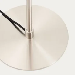 Lampa Podłogowa Nuvira Srebrna Kave Home