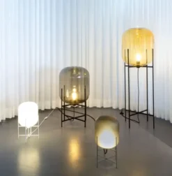 Lampa Podłogowa Oda Średnia Biała Pulpo