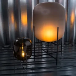 Lampa Podłogowa Oda Średnia Biała Pulpo