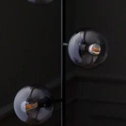 Lampa Podłogowa Orb Czarna Bolia