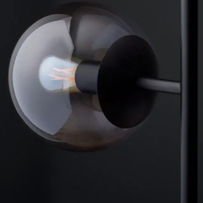 Lampa Podłogowa Orb Czarna Bolia