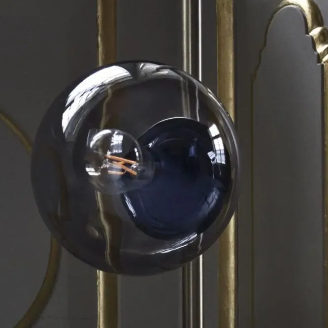 Lampa Podłogowa Orb Czarna Bolia