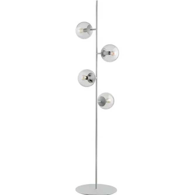 Lampa Podłogowa Orb Szara Bolia