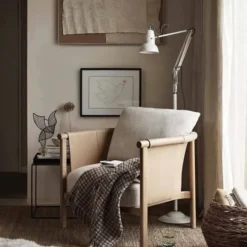 Lampa Podłogowa Original 1227 Linen White Anglepoise