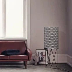 Lampa Podłogowa Pedrera Pd2 Czarna Gubi