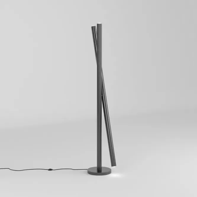 Lampa Podłogowa Rotation Czarna Atelier Areti