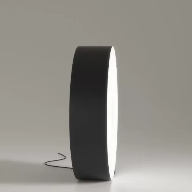 Lampa Podłogowa Round Czarna Atelier Areti