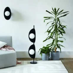 Lampa Podłogowa Sallo Czarna Ummo