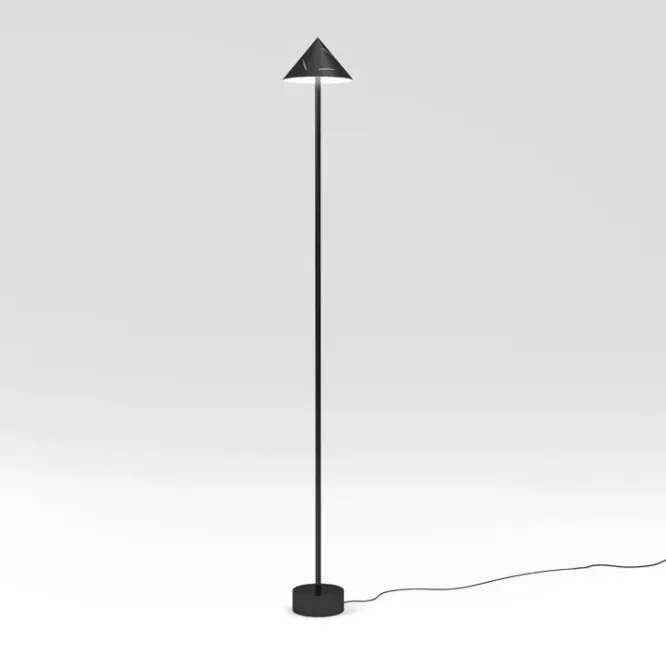 Lampa Podłogowa Silver Czarna Atelier Areti