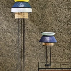 Lampa Podłogowa Singapour Honey-Sand Market Set