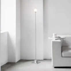 Lampa Podłogowa Snowball Biała Northern