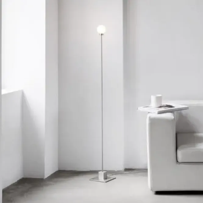 Lampa Podłogowa Snowball Biała Northern