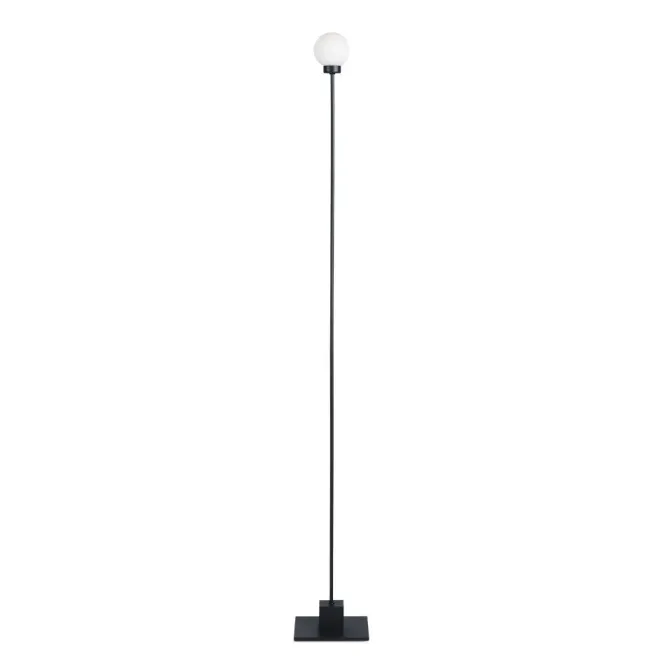 Lampa Podłogowa Snowball Czarna Northern