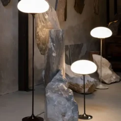 Lampa Podłogowa Stemlite 150 Cm Szara Gubi