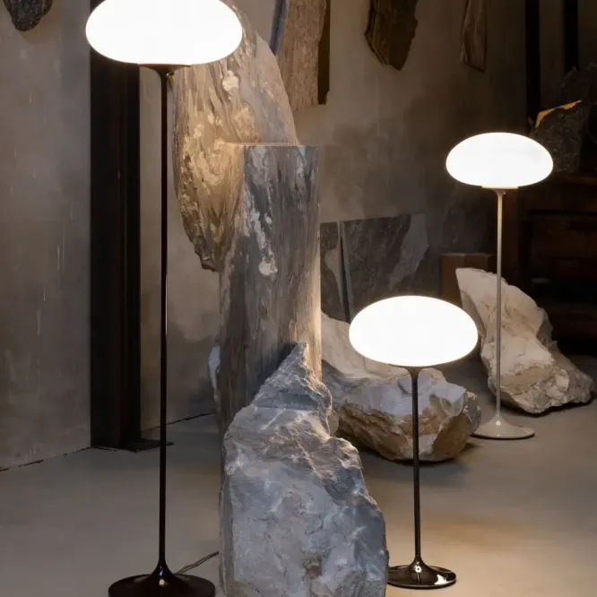 Lampa Podłogowa Stemlite 110 Cm Szara Gubi
