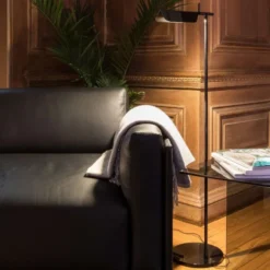 Lampa Podłogowa Tab Czarna Flos