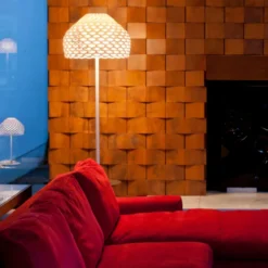 Lampa Podłogowa Tatou Biała Flos