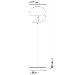 Lampa Podłogowa Theia P White Marset