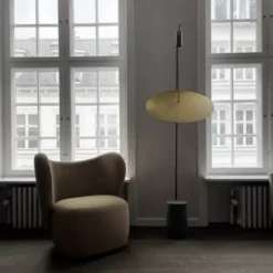Lampa Podłogowa The Moon Mosiężna 101 Copenhagen