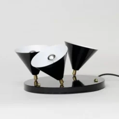Lampa Podłogowa Three Cones Czarna Atelier Areti