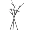 Lampa Podłogowa Tuareg Czarny Chrom Foscarini