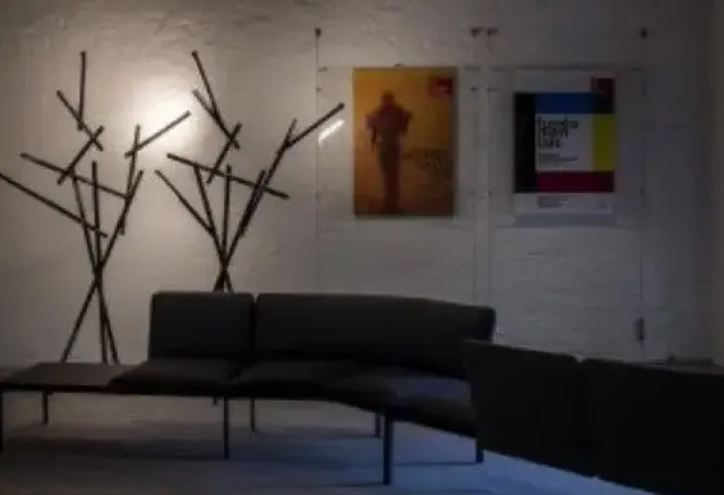 Lampa Podłogowa Tuareg Czarny Chrom Foscarini