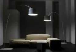 Lampa Podłogowa Twiggy Szara Foscarini