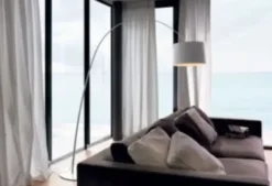 Lampa Podłogowa Twiggy Szara Foscarini