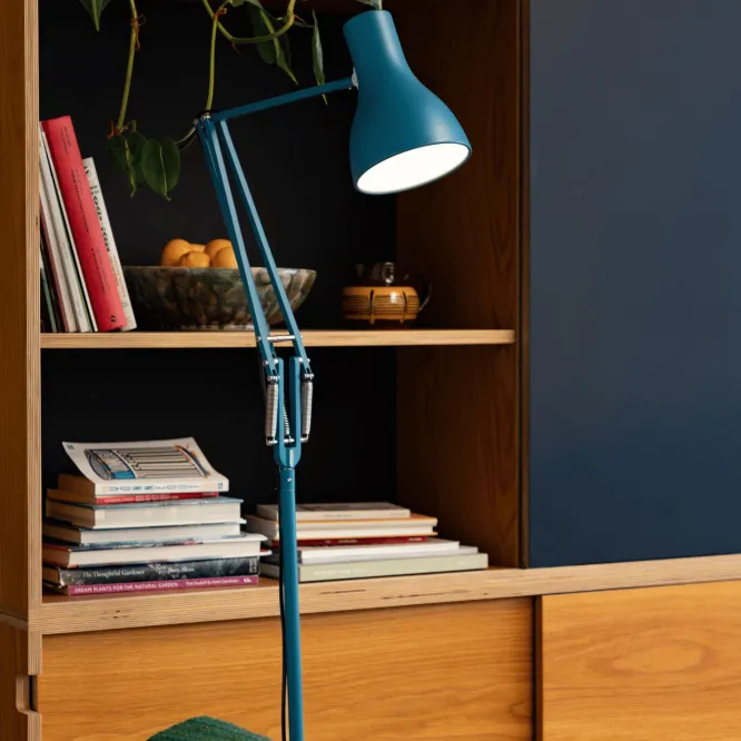 Lampa Podłogowa Type 75 Margaret Howell Edition Saxon Blue Anglepoise