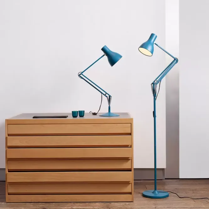 Lampa Podłogowa Type 75 Margaret Howell Edition Saxon Blue Anglepoise