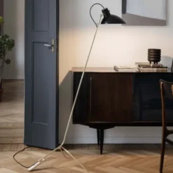 Lampa Podłogowa Vv Cinquanta Czarna Astep