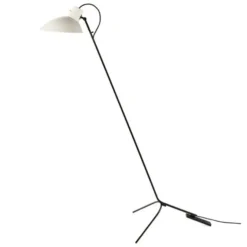 Lampa Podłogowa Vv Cinquanta Czarno-Biała Astep