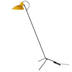 Lampa Podłogowa Vv Cinquanta Czarno-Żółta Astep