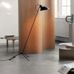 Lampa Podłogowa Vv Cinquanta Czarno-Żółta Astep
