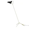 Lampa Podłogowa Vv Cinquanta Czarno-Mosiężna Astep