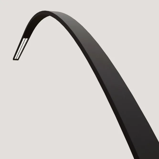 Lampa Podłogowa Yumi Czarna Fontana Arte