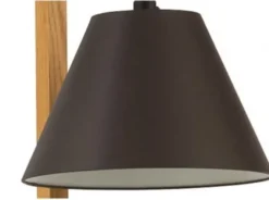 Lampa Podłogowa Ze Stolikiem Czarna Woodman
