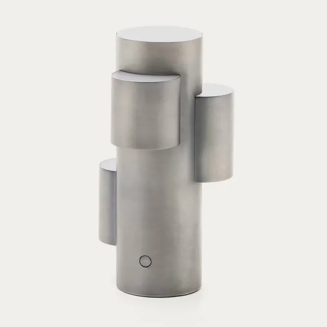 Lampa Przenośna Adrina Jasnoszara Kave Home