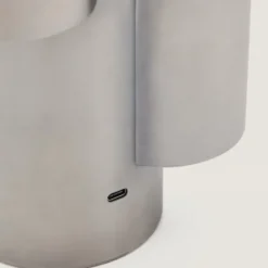 Lampa Przenośna Adrina Jasnoszara Kave Home