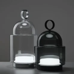 Lampa Przenośna Dome Nomad 60 Cm Transparentna Brokis