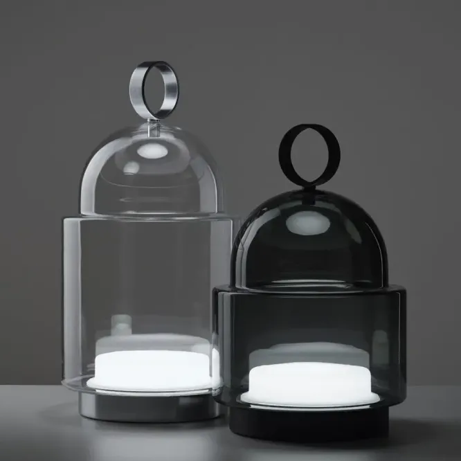 Lampa Przenośna Dome Nomad 60 Cm Transparentna Brokis