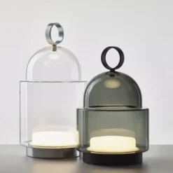 Lampa Przenośna Dome Nomad 60 Cm Transparentna Brokis