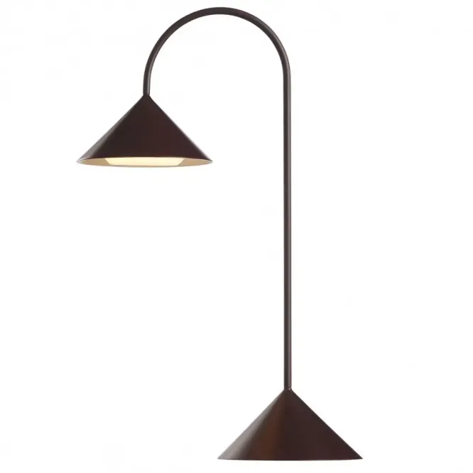 Lampa Przenośna Grasp 47 Cm Matowa Bordo Frandsen