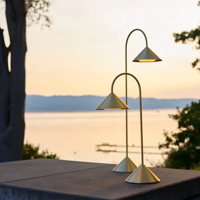 Lampa Przenośna Grasp 47 Cm Matowa Niebieska Frandsen