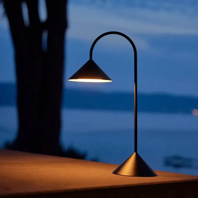 Lampa Przenośna Grasp 47 Cm Matowa Biała Frandsen
