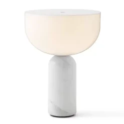 Lampa Przenośna Kizu Biały Marmur New Works