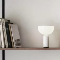 Lampa Przenośna Kizu Biały Marmur New Works