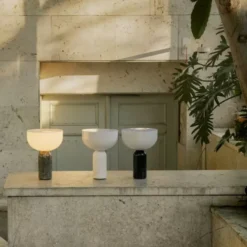 Lampa Przenośna Kizu Czarny Marmur New Works