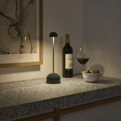 Lampa Przenośna Sips Green Gold Marset